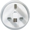 Go Travel Earthed EU to UK Adaptor - Compact European