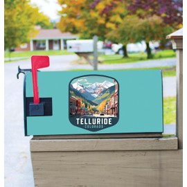 Telluride Colorado Design A Souvenir Magnetic Mailbox Cover