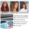 ALHER Long Deep Part 2x6 Closure Water Wave Honey Blonde