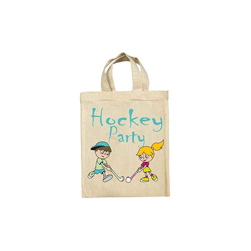 clothinx Sustainable Party Bag Bag Set with Birthday Theme Hockey