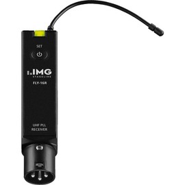 IMG Stageline FLY-16R 16-Channel PA Audio Wireless Receiver for Analogue Wireless Transmission of Line Audio Signals in PA Systems, Wireless Receiver with UHF-PLL Technology, Black