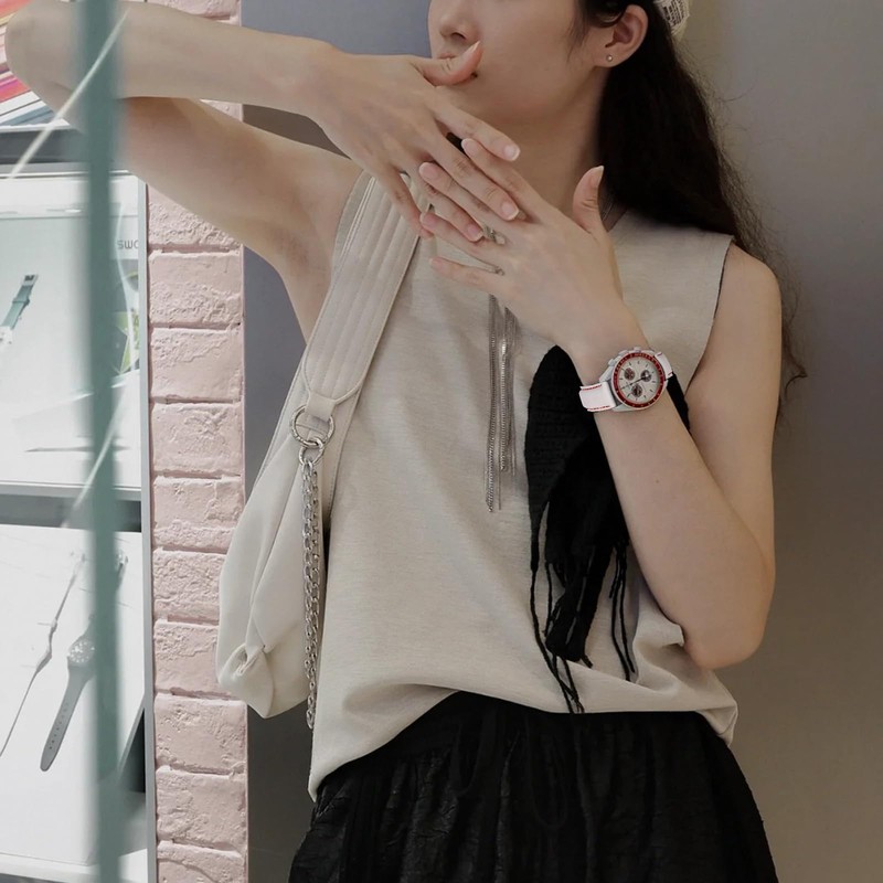 TStrap Strap for Moonswatch Swatch Omega - Leather Watch Band