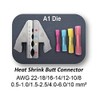 Crimping Tool Die-A1 Die for Heat Shrink Butt Connectors AWG