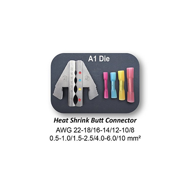 Crimping Tool Die-A1 Die for Heat Shrink Butt Connectors AWG