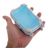 NOLITOY 2pcs Mini Rolling Suitcase Candy Box Plastic Luggage Storage