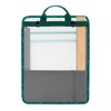 coocazoo Fresh Mint Folding File Box, Grey/Green, with Carry Handle,