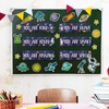 Whaline 30Pcs Space Posters Inspirational Quotes Planet Astronaut Rocket Meteor