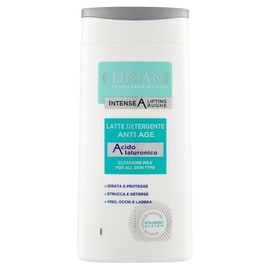 CLINIANS Intense A Lifting Wrinkle Cleansing Milk, Dermatologically Tested, Moisturises and Protects the Skin, Made in Italy, 200 ml