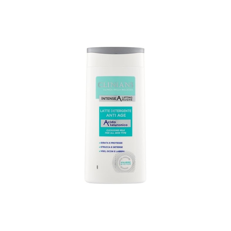 CLINIANS Intense A Lifting Wrinkle Cleansing Milk, Dermatologically Tested, Moisturises