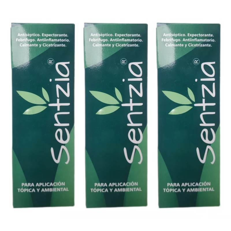 Sentzia 3 Sentzias Eucalipto Aceite Esencial Masajes Bote 60ml