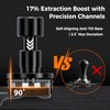 IKAPE 58.35MM V6 Impact Espresso Tamper with Sound Feedback, 15lb/30lb