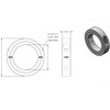 AZSSMUK Bore 2'' Double Split Shaft Collar Stainless Steel Lock