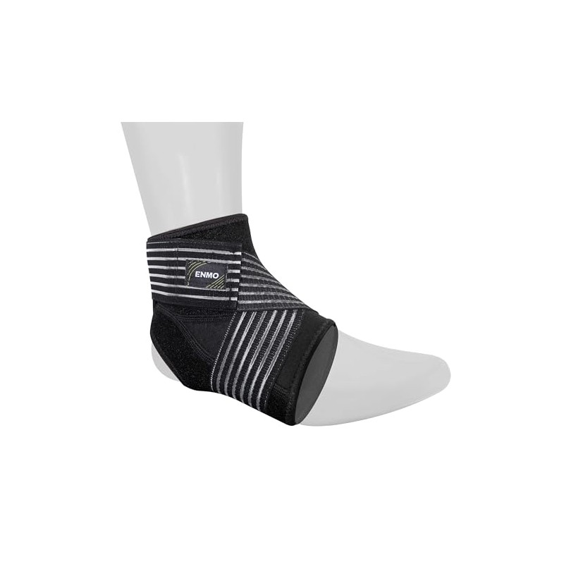 Enmo Adjustable Ankle Support - One Size, Breathable, For Sprain