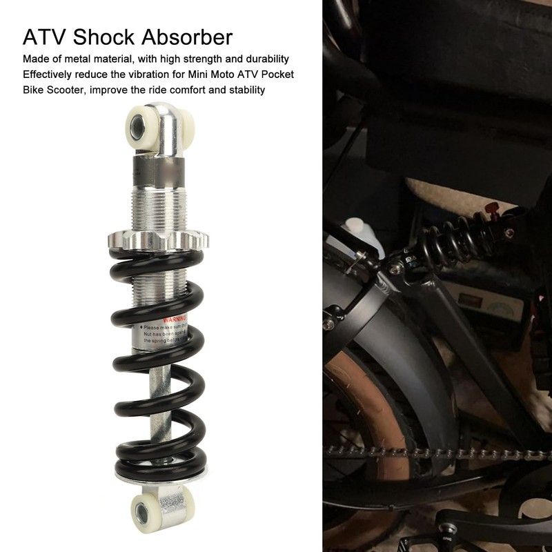 1 Pair Shocks Struts Damper 170mm 650lbs Shock Absorber Spring