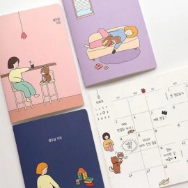 Organizer Diary Planner for home organization and desk storage, space-saving household accessory, Korean Import, Home Kitchen and Daily, Option 2