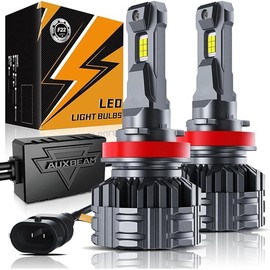 Auxbeam H11 H8 H9 Fog Light, F22 Series H11 Powersports,110W 24000LM 700% Brighter H8 Light for UTV ATV Offroad Use