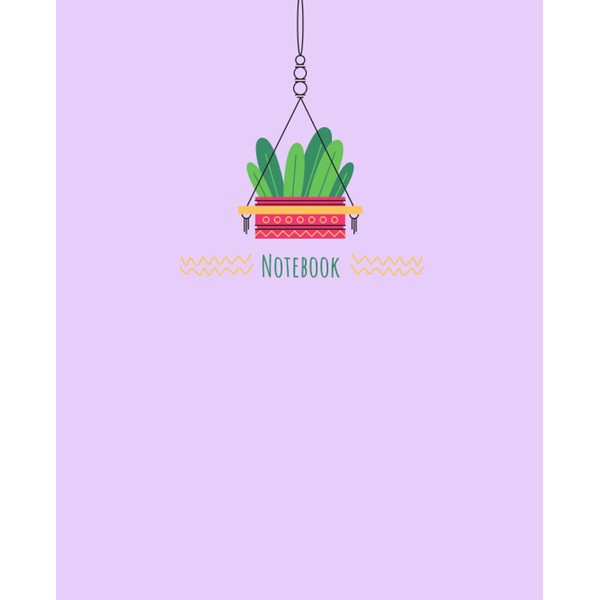 CUTE PLANT LOVER NOTEBOOK, GIFT IDEA IN DOT GRID FORMAT