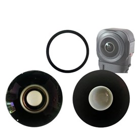 Lente de cristal frontal de repuesto Compatible para pieza de reparación de cámara 360 X2 X R RS 1 Uds(RS 1INCH LENS 1PCS)
