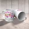 Mr. & Mrs. Panda Tasse Osterhase Blumenwagen - Ostergeschenke, Osterdeko,
