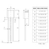 HeyNana NPN 2N2222 Transistor 600mA 40V TO-92 Pack of 50