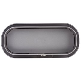 TefalJ 1640314 Delibake Cake Mould with Hinge, 30 x 11 cm, Red/Grey