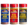 Famous Dave's Seasoning Variety 3-Pack With Steak & Burger, Rib