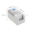 MECCANIXITY Mechanical Switch Thermostat KTS011 Cabinet Temperature Controller -10-50°C Adjustable