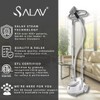 SALAV GS45-DJ Professional Upright Garment Steamer with Roll Wheels, Multi-Function