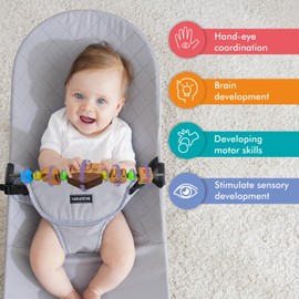 iGRATENS Baby Bouncer Toy Bar, Toy for Baby Bouncer Soft & Bliss, Easy to Attach and Remove, Child-Friendly Materials, Exciting Design for Curious Babies, Pet Paradise