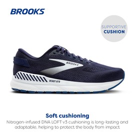 Brooks Men’s Beast GTS 24 Supportive Running & Walking Shoe - Peacoat/True Navy/White - 10 Wide