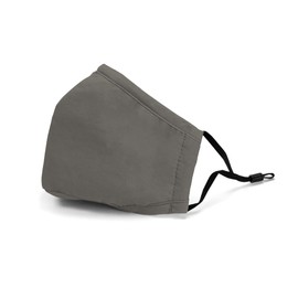 Adult Youth Kids Sizes Cotton Face Masks / Coverings With Built in Nose Bridge Wire and Filter Pocket - Reusable / Washable - Adjustable Ear Loops 1 or Mixed Assorted Pack (Teen/Adult (Ages 10 & Over), Dark Grey)