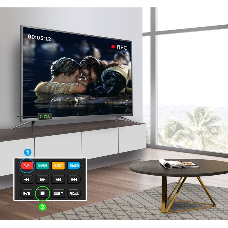 Dcolor DVB-S/S2 Sat Receiver - HDMI Full-HD 1080P Satelliten Receiver