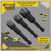 3 x SabreCut SCENDK1 Nut Socket Driver Set HEX to