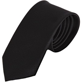 koruha Necktie, Black, For Funerals, Made in Japan, Ceremonial Occasions, Black Necktie, Dresses, Plain, For Going to Night, Memorial Services, Formal Occasions, Black