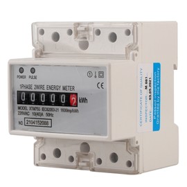 10(40)A Digital 1 phase 2 Wire 4P Din Rail Electric Meter Electronic KWh Meter