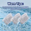 Set of 12 Charcoal Water Filters,Replacement Non-Woven Activated Carbon Sage