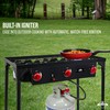 Hike Crew Auto Ignition 3-Burner Outdoor Gas Stove | 225,000