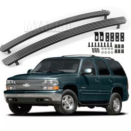 MYXAuto Front Grille Grill Fits 1999-2002 Chevy Silverado 1500/2000-2006 Tahoe/Suburban
