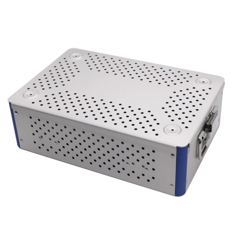 US Surgical Double Layers Sterilization Box Disinfection Box Sterilizing Tray
