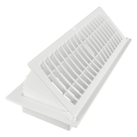 Imperial Pop-Up Floor Register, 4 x 12-Inch, White