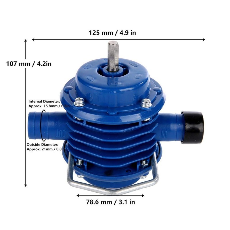 Hand Drill Pump, J137 Mini Electric Self-Priming Transfer Pump Engineering