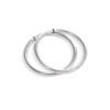 Sterling Silver Thin Sleeper 10mm Hoop Earrings