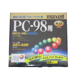 Maxell Super RD X PC-98 Formatted 5" 2HD Floppy Discs - 10 Sheets per Case Pack