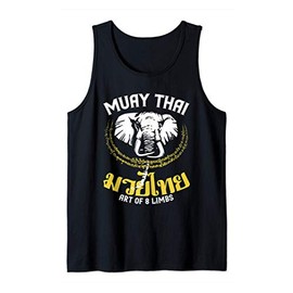 Muay Thai Elephant Martial Arts Thai Boxing Coach Lover Tank Top