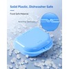 JMU Retainer Case with Vent Holes, 4Pcs Denture Case, Orthodontic