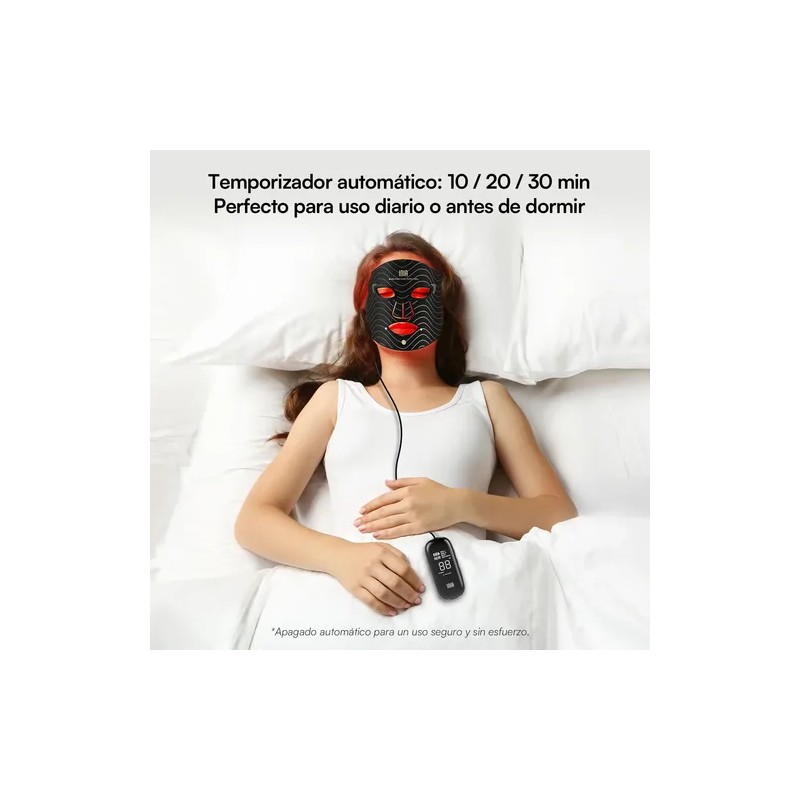 Inia Máscara Led Facial Para El Rostro De 4 Modos