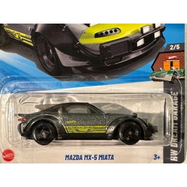 Hot Wheels 2025  HOT WHEELS , MAZDA MX-5 MIATA 2/5 HW DREAM GARAGE,  1/250
