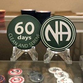 MyRecoveryStore Narcotics Anonymous NA 60 Day Chip Clean and Sober Gift