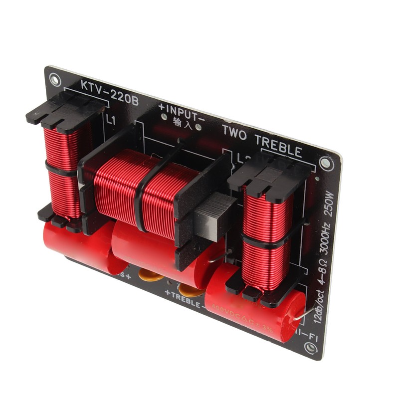 3 Way Crossover Filter Professional PCB Treble Bass Sound Frequency