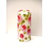 Decorated Hand Painted Pink Rose Unscented Dripless Large 7 Inch